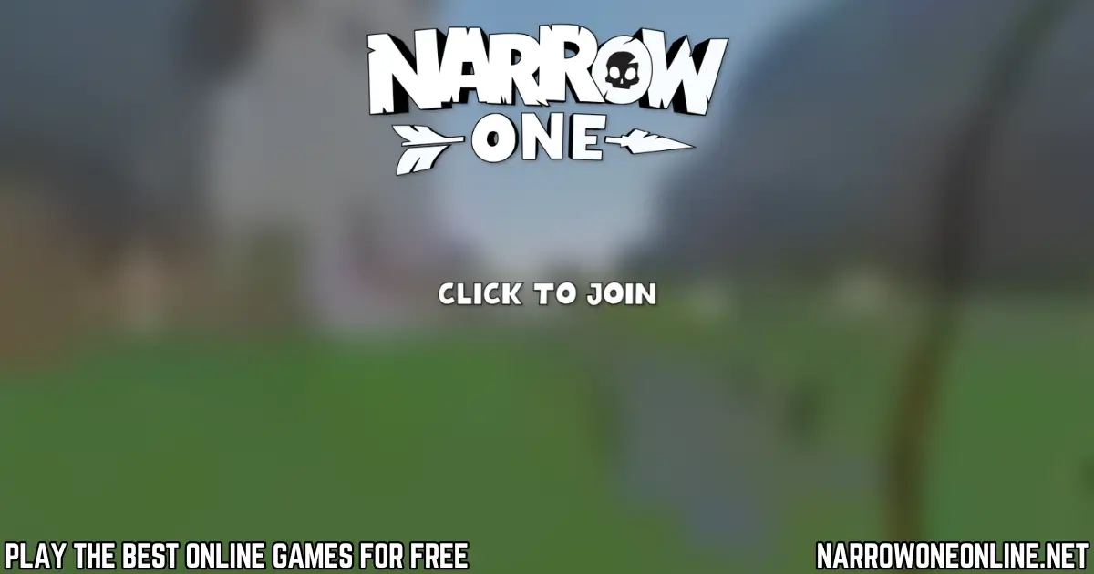 Play Narrow One online click to join splash screen for 3D castle archery capture the flag